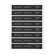 Einfaches, modernes Schwarz mit weißer Brauerei