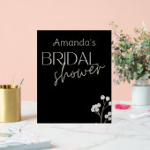 Einfaches modernes Script-Brautparty Acrylschild (Hochzeit)