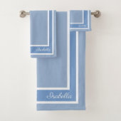 Einfaches, modernes Set von Cerulean Blue Bath (Insitu)