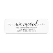 Einfaches, modernes Skript Wir haben das neue Adre (Vorne)