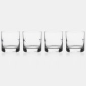 Einfaches, modernes Textdesign Whiskyglas (Links)