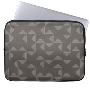 Einfaches, modernes, trendiges geometrisches Grafi Laptopschutzhülle