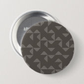 Einfaches, modernes, trendiges geometrisches Muste Button (Vorne & Hinten)