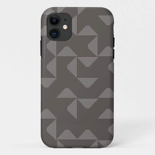 Einfaches, modernes, trendiges geometrisches Muste Case-Mate iPhone Hülle (Rückseite)