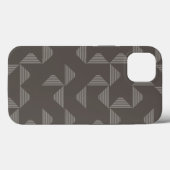 Einfaches, modernes, trendiges geometrisches Muste Case-Mate iPhone Hülle (Rückseite (Horizontal))