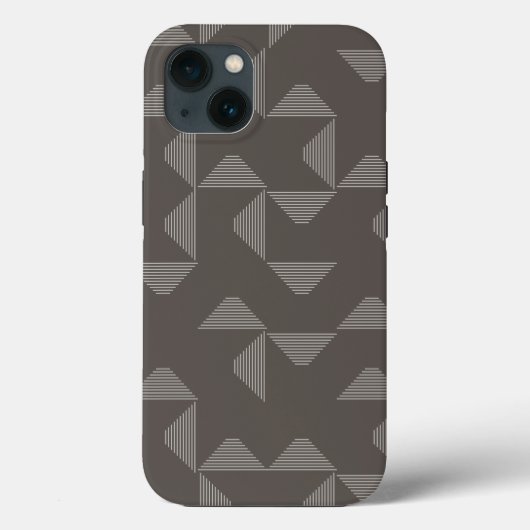 Einfaches, modernes, trendiges geometrisches Muste Case-Mate iPhone Hülle (Rückseite)