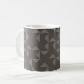 Einfaches, modernes, trendiges geometrisches Muste Kaffeetasse (Vorderseite Links)