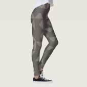 Einfaches, modernes, trendiges geometrisches Muste Leggings (Rechts)