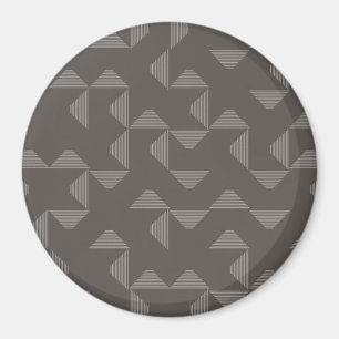 Einfaches, modernes, trendiges geometrisches Muste Magnet