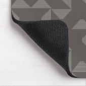 Einfaches, modernes, trendiges geometrisches Muste Mousepad (Ecke)