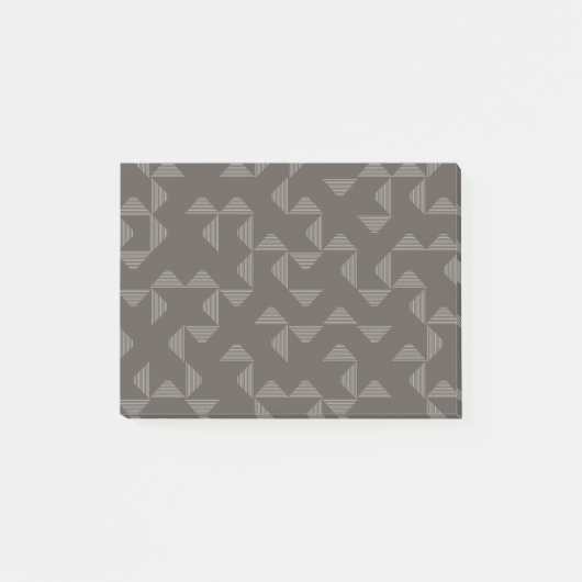Einfaches, modernes, trendiges geometrisches Muste Post-it Klebezettel (Vorderseite)