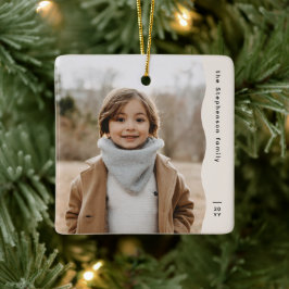Einfaches, modernes und luxuriöses Foto Keramikornament