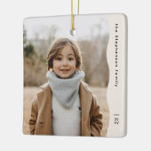 Einfaches, modernes und luxuriöses Foto Keramikornament (Links)