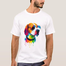 Einfaches, modernes und trendiges T-Shirt mit Haus