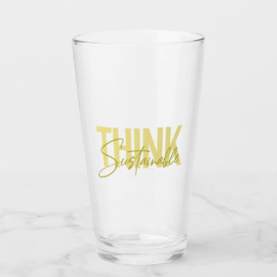 Einfaches, modernes urbanes cooles Design Nachhalt Glas