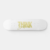 Einfaches, modernes urbanes cooles Design Nachhalt Skateboard (Horizontal)