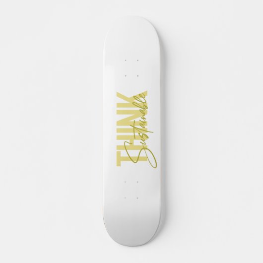 Einfaches, modernes urbanes cooles Design Nachhalt Skateboard (Vorne)