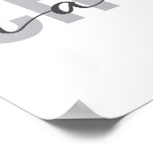 Einfaches, modernes, urbanes, cooles Design Wählen Poster (Ecke)