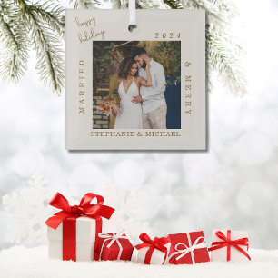 Einfaches, modernes Verheiratetes und einfaches Go Ornament Aus Glas