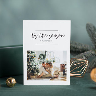 Einfaches modernes WeihnachtsFoto   Die Jahreszeit