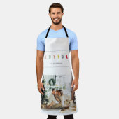 Einfaches modernes WeihnachtsFoto | Feierlicher Ur Schürze (Getragen)