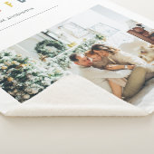 Einfaches modernes WeihnachtsFoto | Feierlicher Ur Sherpadecke (3/4)