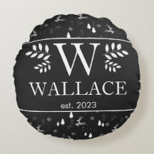 Einfaches, modernes Weihnachtsmonogramm-Foto