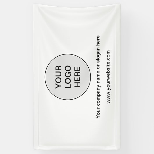 Einfaches, modernes Werbebanner für Geschäftsleute Banner (Vertikal)