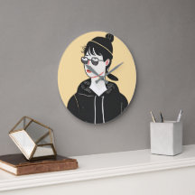 Einfaches, modernes zeichn cooler junger Menschen