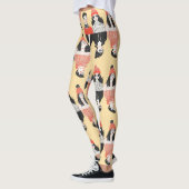 Einfaches, modernes zeichn cooler junger Menschen Leggings (Links)