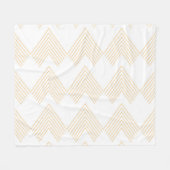 Einfaches, modernes Zickzack Pfeilbild Fleecedecke (Vorderseite (Horizontal))