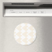 Einfaches, modernes Zickzack Pfeilbild Magnet (In Situ (Geschirrspüler))