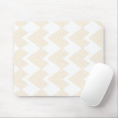 Einfaches, modernes Zickzack Pfeilbild Mousepad (Mit Mouse)
