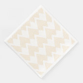 Einfaches, modernes Zickzack Pfeilbild Serviette (Ecke)