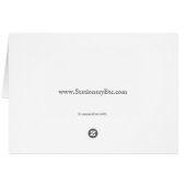 Einfaches Monogramm (Rückseite Horizontal)