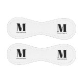Einfaches monogramm Anfangsbuchstabe Name Personal Baseball (Paneele)