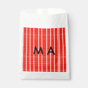 Einfaches Monogramm füge deinen Namensbuchstaben M Geschenktütchen