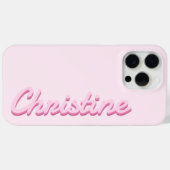 Einfaches Monogramm für moderne Skriptnamen Case-Mate iPhone Hülle (Rückseite (Horizontal))