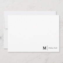 Einfaches Monogramm Geschäftlich