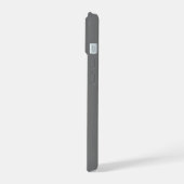 Einfaches Monogramm iPhone 15 Hülle (Linke Seite)