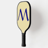 Einfaches Monogramm-Kundenauftrag Pickleball Schläger (Links)