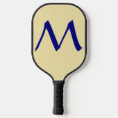 Einfaches Monogramm-Kundenauftrag Pickleball Schläger (Rückseite)