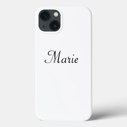einfaches monogramm Logo, personalisiert Case-Mate iPhone Hülle (Rückseite)