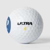 Einfaches Monogramm MD personalisierter Arzt Golfball (Logo)
