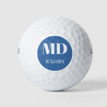 Einfaches Monogramm MD personalisierter Arzt