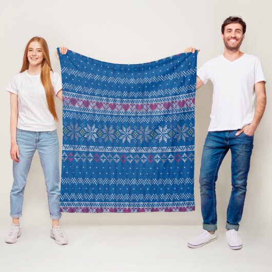 Einfaches Motiv Muster 3 Fleecedecke (Beispiel)