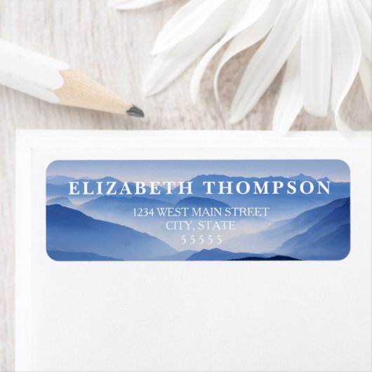 Einfaches Mountain Return Label (Insitu)