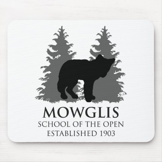 Einfaches Mowglis Mousepad (Vorne)