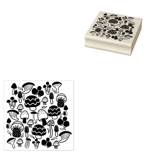 Einfaches Mushroom Gummistempel (Stempel)