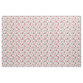 Einfaches Muster aus Rot, Schwarz und Weiß Stoff (Yard (91,4 cm))